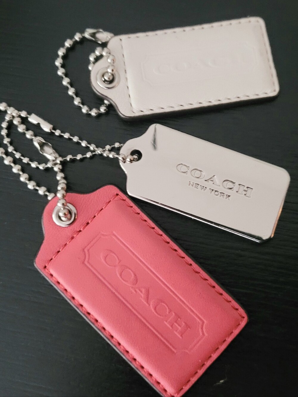 Coach Set Of 3 Hang Tags